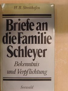 Briefe an die Familie Schleyer [antikvár]