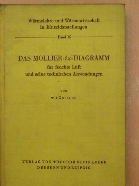 Dr.-Ing. habil W. Häussler - Das Mollier-ix-Diagramm [antikvár]