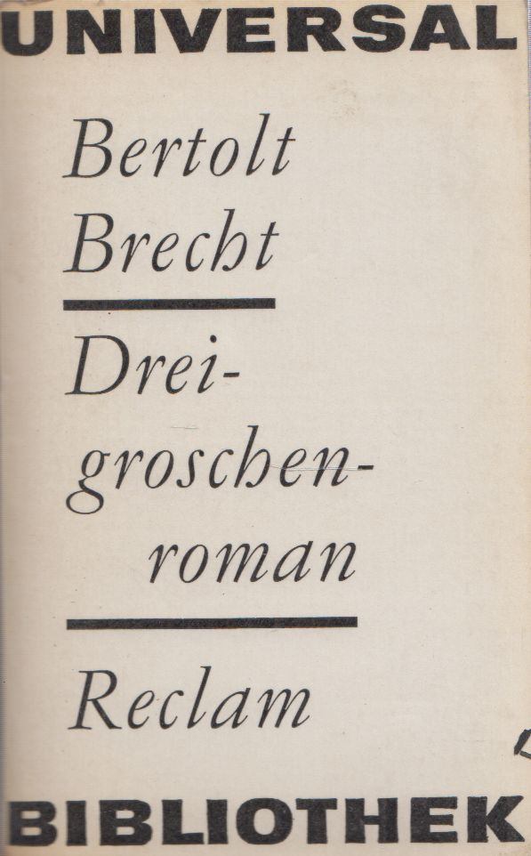 Brecht, Bertolt - Dreigroschenroman [antikvár]