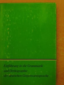 D. Nerius - Einführung in die Grammatik und Orthographie der deutschen Gegenwartssprache [antikvár]
