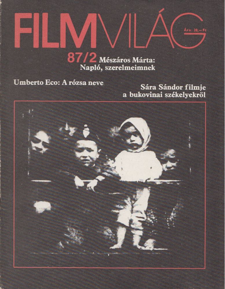 Létay Vera - Filmvilág 1987/2. [antikvár]
