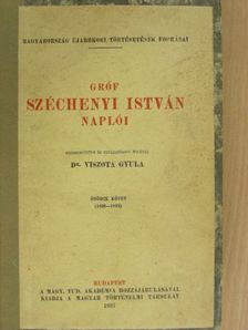 Gróf Széchenyi István - Gróf Széchenyi István naplói V. [antikvár]