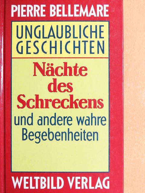 Jean-Francois Nahmias - Nächte des Schreckens [antikvár]