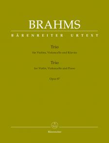 BRAHMS... - TRIO FÜR VIOLINE, VIOLONCELLO UND KLAVIER OP.87 URTEXT (CHRISTOPHER HOGWOOD)