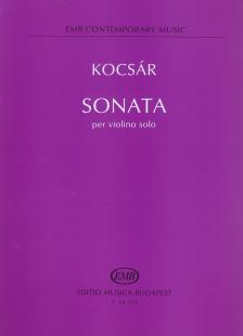 KOCSÁR  MIKLÓS - SONATA PER VIOLINO SOLO (1961-1991)