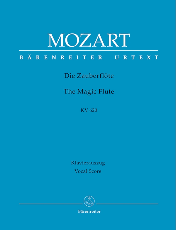 MOZART, W,A, - DIE ZAUBERFLÖTE KV 620, KLAVIERAUSZUG LN
