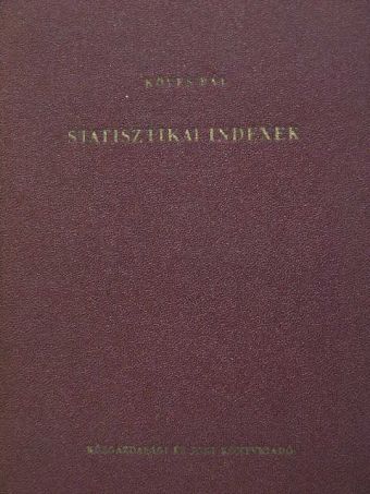 Köves Pál - Statisztikai indexek [antikvár]