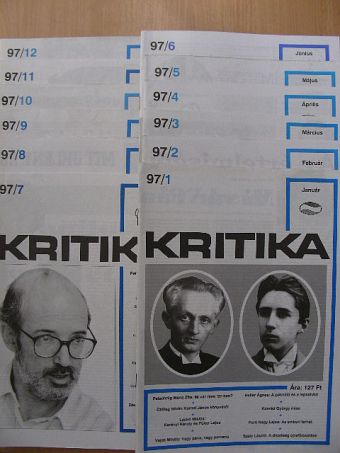 Boros Géza - Kritika 1997. január-december [antikvár]