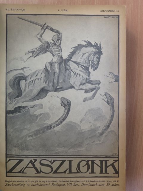 Ackermann Kálmán - Zászlónk 1916. szeptember-1917. június/1910-1920. (vegyes számok)(14 db) [antikvár]