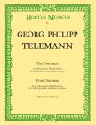 TELEMANN - VIER SONATE AUS "DER GETREUE MUSIKMEISTER" FÜR ALTBLOCKFLÖTE UND BC