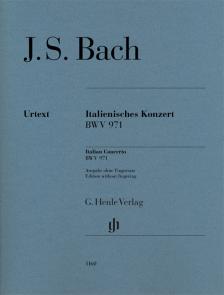 J. S. Bach - ITALIENISCHES KONZERT FÜR KLAVIER URTEXT (RUDOLF STEGLICH) OHNE FINGERSATZ