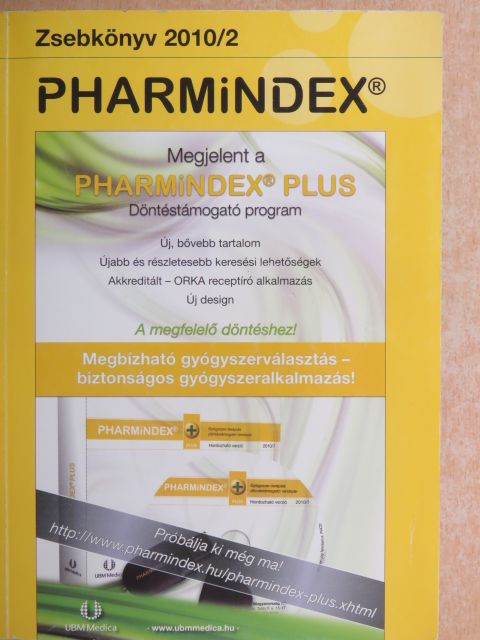 Pharmindex zsebkönyv 2010/2. [antikvár]