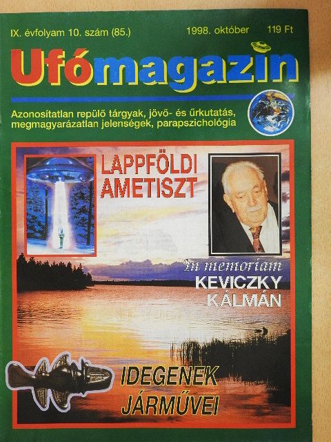Boczor József - Ufómagazin 1998. október [antikvár]