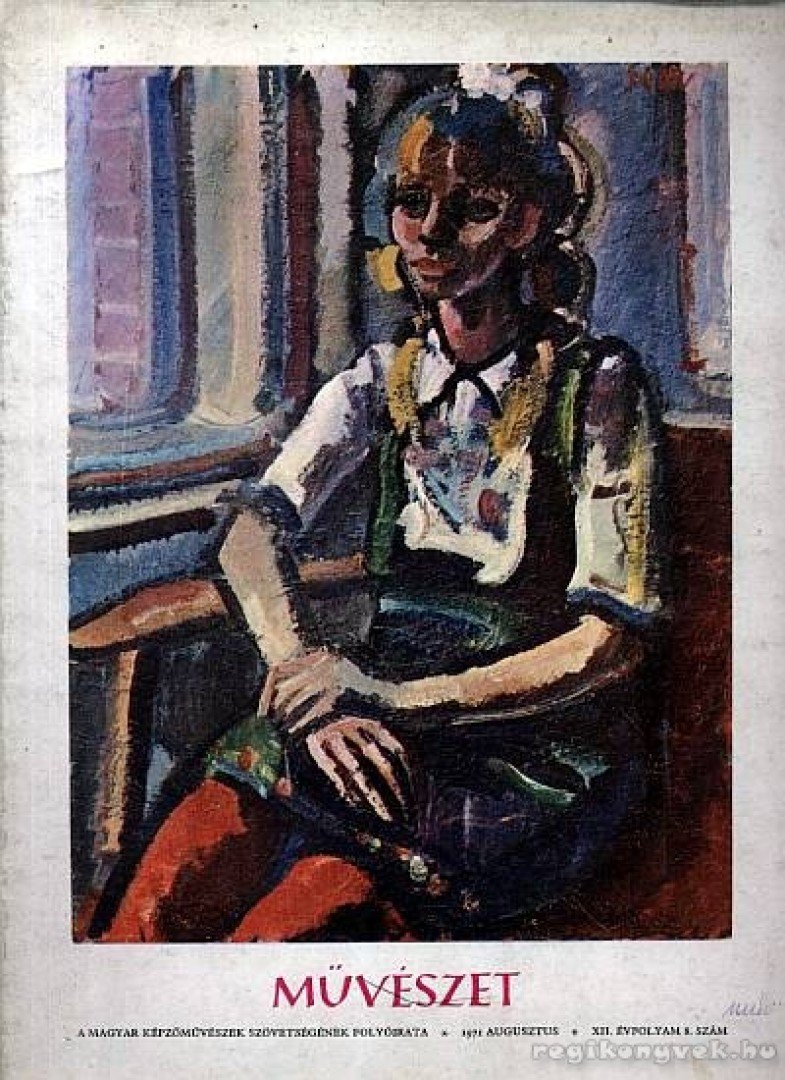 Művészet 1971. augusztus XII. évfolyam 8. szám [antikvár]