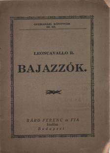 R. Leoncavallo - Bajazzók [antikvár]