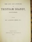 Laurence Sterne - The Life and Opinions of Tristram Shandy, Gentleman [antikvár]