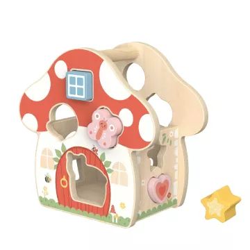 Tooky Toy: Fa formaválogató - Gombaház