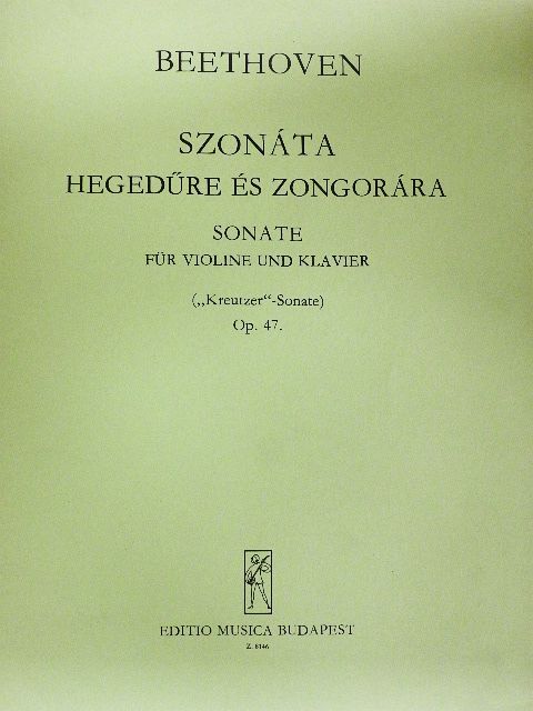 Beethoven - Szonáta hegedűre és zongorára [antikvár]