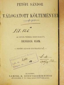 Petőfi Sándor - Petőfi Sándor válogatott költeményei [antikvár]
