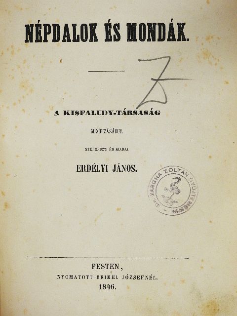 Népdalok és mondák I. [antikvár]