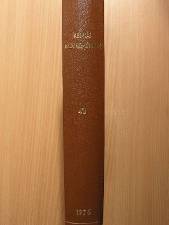 Babernics Lajos - Kémiai Közlemények 1975/1-4. [antikvár]