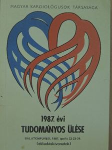 Magyar Kardiológusok Társasága 1987. évi tudományos ülése [antikvár]