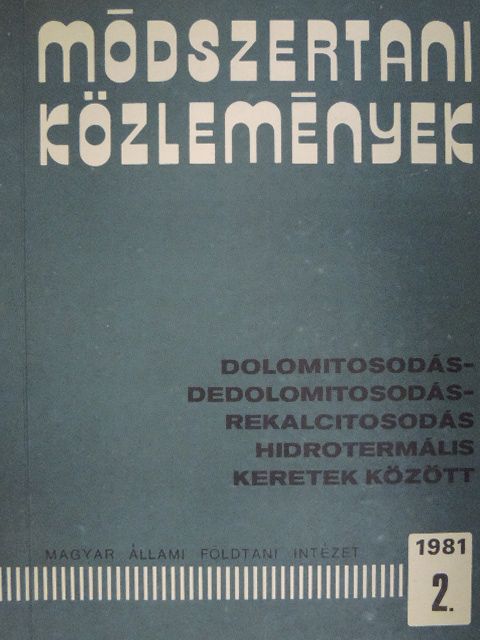 Dr. Kiss János - Módszertani közlemények 1981/2. [antikvár]