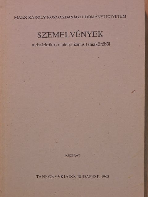 A. I. Ujemov - Szemelvények a dialektikus materializmus témaköréből [antikvár]