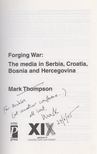 Mark Thompson - Forging War (dedikált) [antikvár]