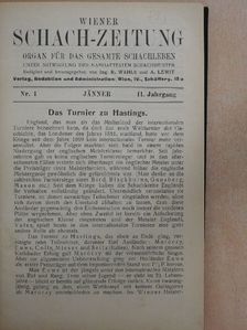 Dr. J. Hannak - Wiener Schach-zeitung 1924. jänner-dezember [antikvár]