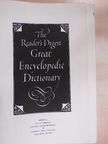 The Reader's Digest Great Encyclopedic Dictionary [antikvár]
