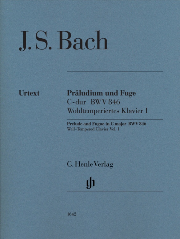 J. S. Bach - PRAELUDIUM UND FUGE C-DUR BWV 846 FÜR KLAVIER URTEXT (E.-G.HEINEMANN)