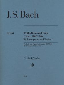 J. S. Bach - PRAELUDIUM UND FUGE C-DUR BWV 846 FÜR KLAVIER URTEXT (E.-G.HEINEMANN)