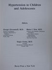 Henry Fink - Hypertension in Children and Adolescents [antikvár]