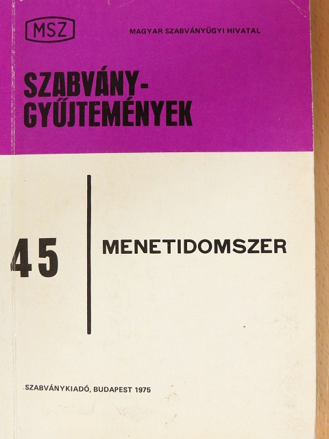 Menetidomszer [antikvár]