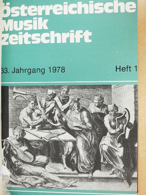 Josef Mertin - Österreichische Musikzeitschrift 1978 [antikvár]