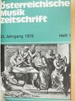 Josef Mertin - Österreichische Musikzeitschrift 1978 [antikvár]