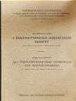Hillebrand Jenő - A pusztaistvánházi korarézkori temető [antikvár]