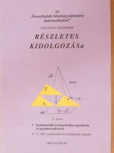 Filetóth István - Az "Összefoglaló feladatgyűjtemény matematikából" című könyv feladatainak részletes kidolgozása X. fejezet [antikvár]