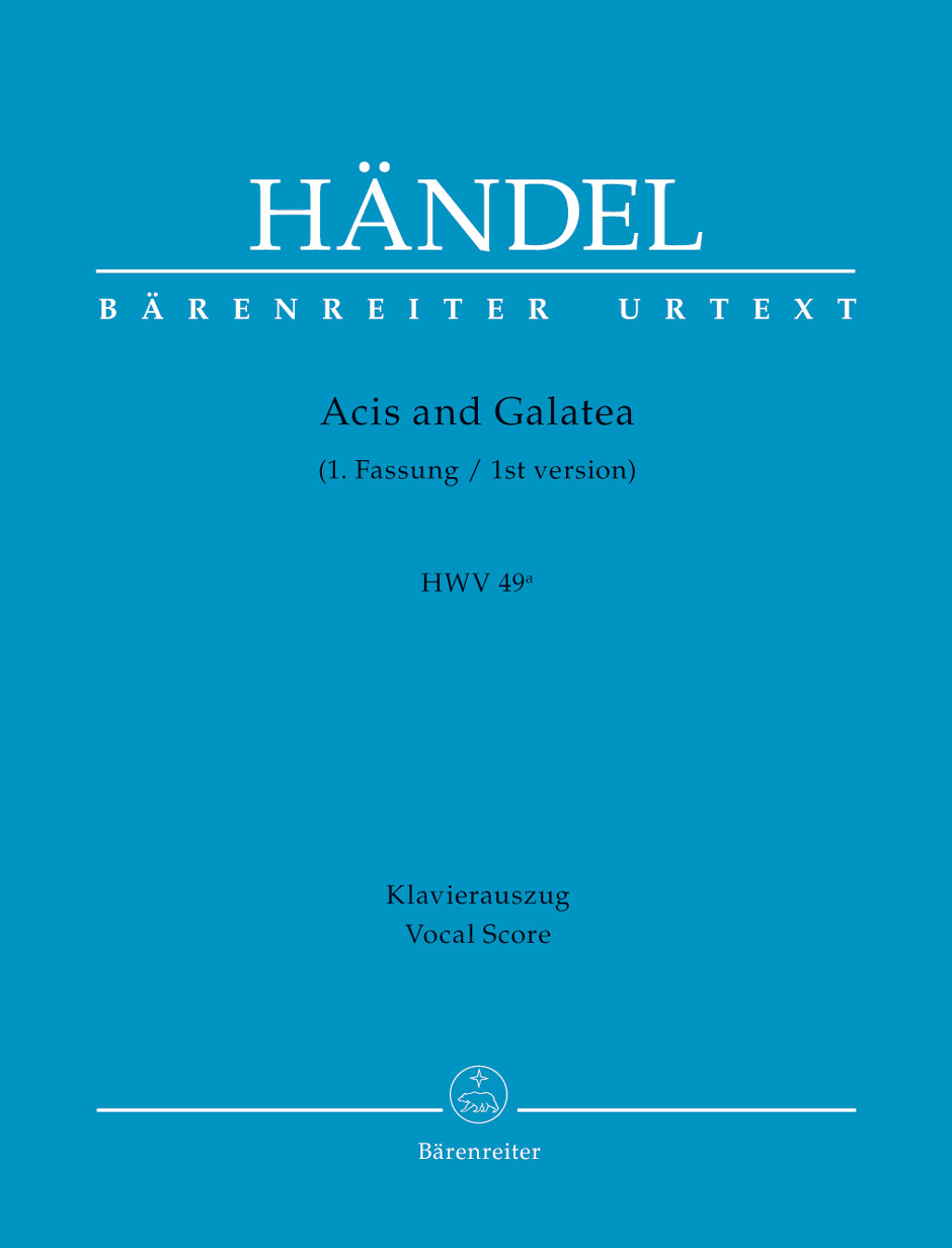 HAENDEL - ACIS AND GALATEA HWV 49a VOCAL SCORE URTEXT (MICHAEL PACHOLKE)