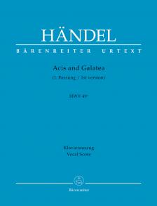 HAENDEL - ACIS AND GALATEA HWV 49a VOCAL SCORE URTEXT (MICHAEL PACHOLKE)