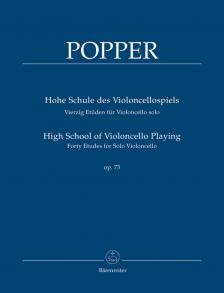 POPPER - HOHE SCHULE DES VIOLONCELLOSPIELS OP.73 URTEXT (MARTIN RUMMEL)