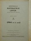 Fried Ervin - Középiskolai matematikai lapok 1964/2. [antikvár]