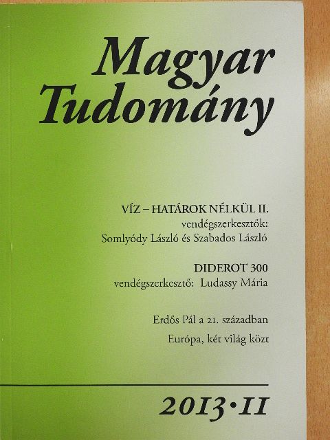 Bender Tamás - Magyar Tudomány 2013/11. [antikvár]