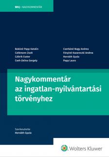 HORVÁTH GYULA (SZERK.) - Nagykommentár az ingatlan-nyilvántartási törvényhez [eKönyv: epub, mobi]