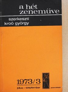 Homolya István - A hét zeneműve 1973/3. [antikvár]