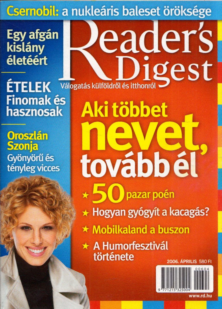 László Zsófia - Reader's Digest 2006. április [antikvár]