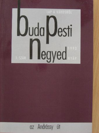 Ágai Adolf - Budapesti Negyed 1993. nyár [antikvár]