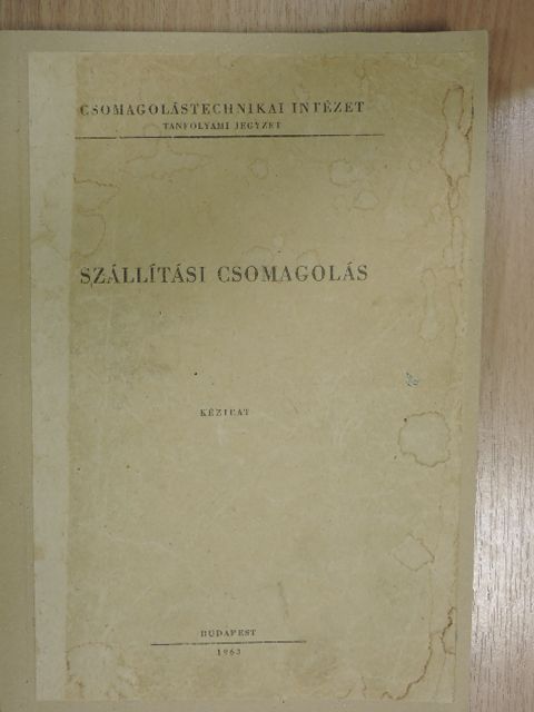 Balogh György - Szállítási csomagolás [antikvár]