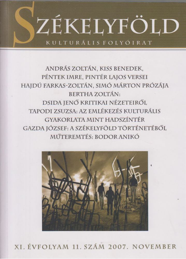 Ferenczes István - Székelyföld 2007. November XI. évfolyam 11. szám [antikvár]